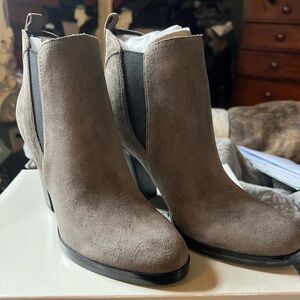 Marc Fisher Gray Suede Boots